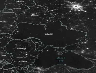 Прекъсванията на тока в Украйна се виждаха от Космоса (СНИМКИ)
