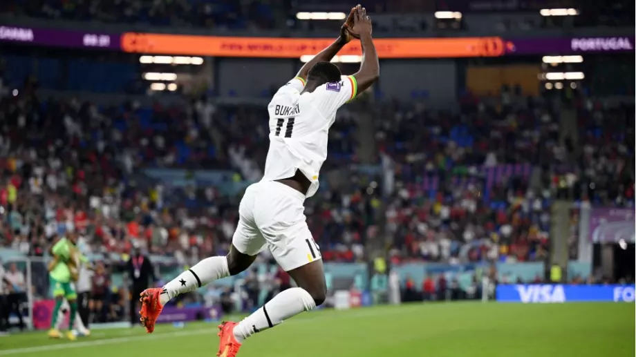 "Това не е вярно" - футболист на Гана влезе в обяснителен режим, след като отпразнува гола си като Кристиано Роналдо (ВИДЕО)