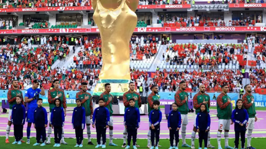 Мистерия! Мароко смени вратаря си срещу Белгия след националния химн