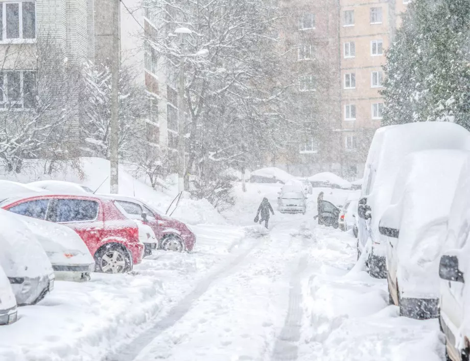 Снежна буря блокира Словения  