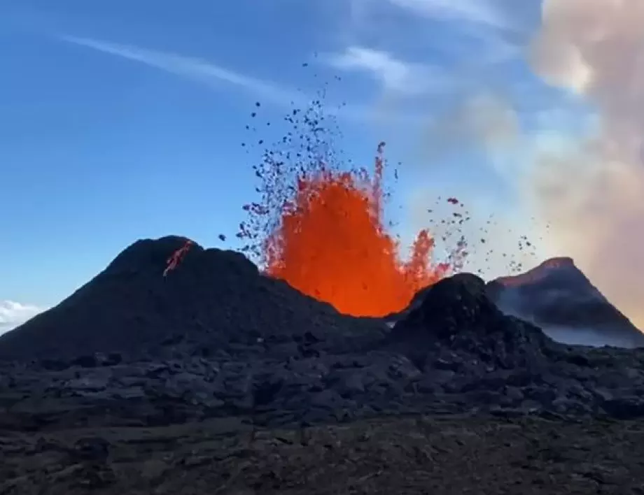 Туристи могат да се окажат в капан при изригналия вулкан на Хаваите (ВИДЕО)