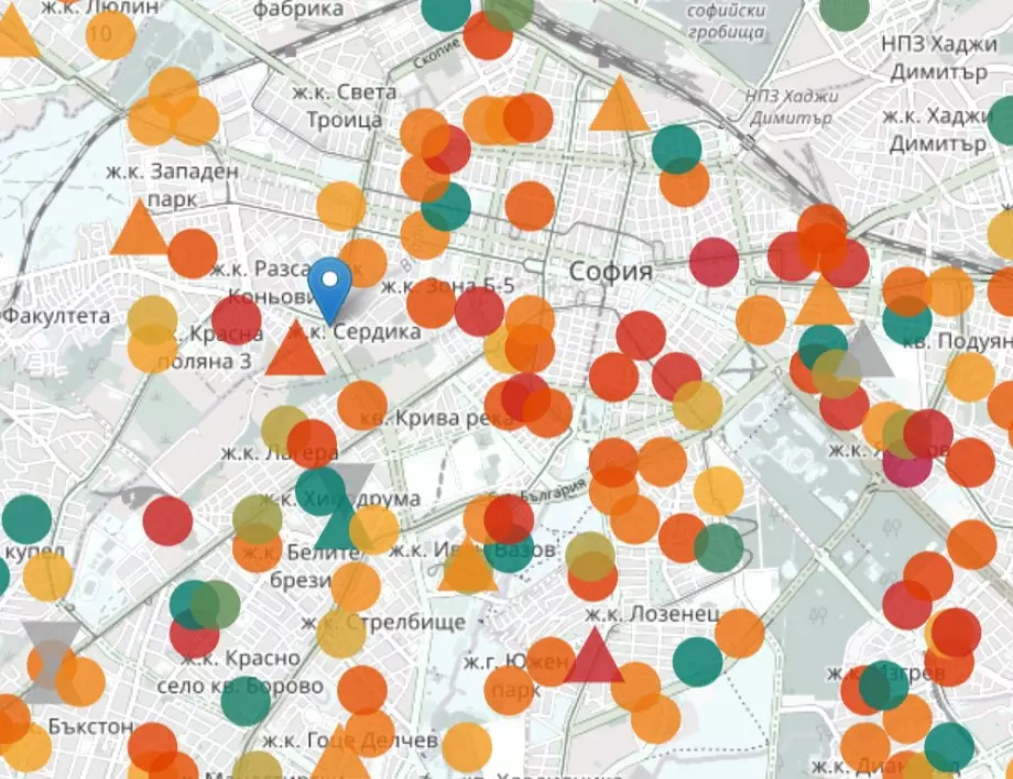 София отново в челните места по мръсен въздух в света 