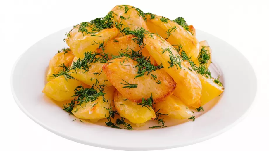 Картофи с подправки на фурна