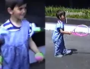 Спомени от детството: 4-годишният Джокович и първата му тенис ракета (ВИДЕО)