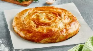 Жестока постна баница с булгур