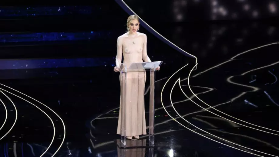 Киара Ферани и "голата" ѝ рокля осъдиха хейтърите на Санремо 2023 (ВИДЕО)