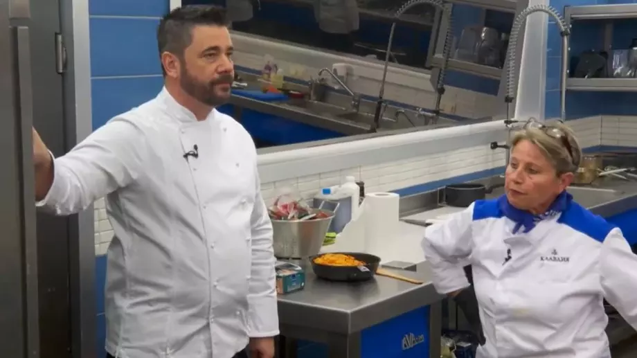 Адски наказания в Hell's Kitchen: Ангелов затвори участничка в хладилник (ВИДЕО)