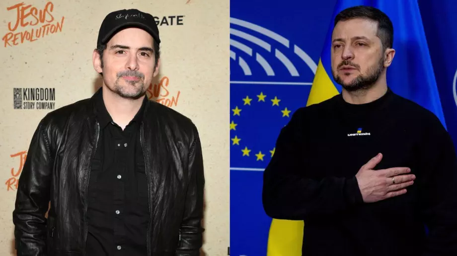 Кънтри певецът Брад Пейсли пусна песен със Зеленски (ВИДЕО)