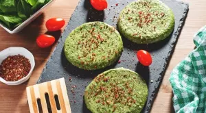 Супер полезен вегетариански бургер от спанак