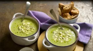 Есенно изкушение: Крем супа с грах и мента