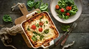 Вкусна и диетична лазаня 