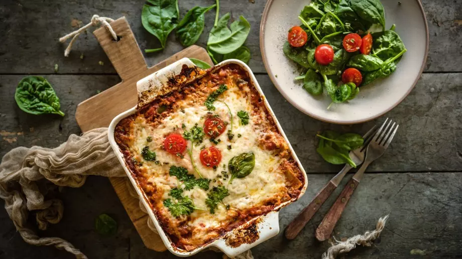 Вкусна и диетична лазаня 