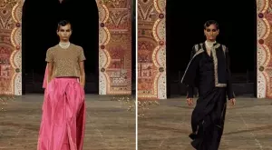 Новата колекция на Dior: Бродерии и коприна с дъх на Индия (СНИМКИ)