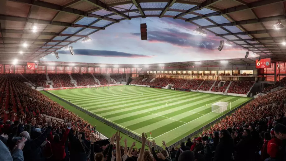 ЦСКА ще ремонтира стадиона си за 90 млн. лева в рамките на 18 месеца