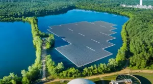 Германия започна да строи на най-голямата си плаваща соларна електроцентрала