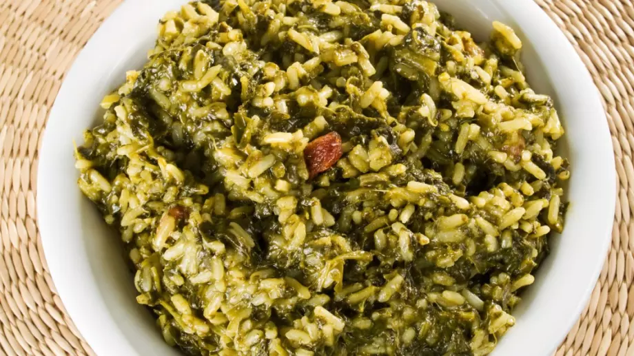 Ориз със спанак и сирене