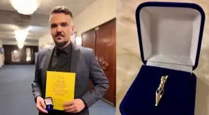 Графа със "Златно перо" за приноса си към българското изкуство