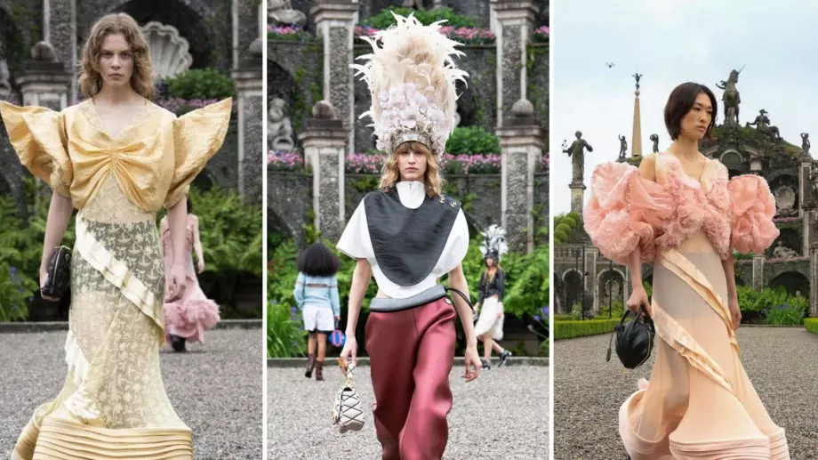 Louis Vuitton 2024 Cruise: Русалски щрихи, водни цветове и един бароков замък (ВИДЕО)