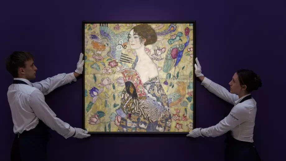 Продадоха на търг "Дамата с ветрилото" на Густав Климт на рекордна стойност