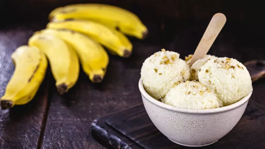 Домашен сладолед с банани