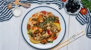 Невероятно вкусно ризото с миди и вино