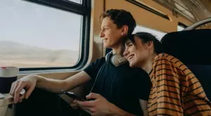 Виц на деня: През прозореца на влак