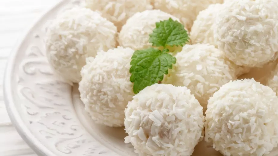 Топят се в устата: Трюфели с бял шоколад и кокос