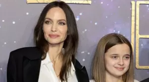 Анджелина Джоли нае дъщеря си Вивиан на работа (СНИМКИ)