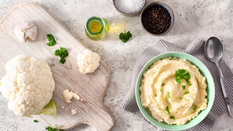 Супер диетично и вкусно пюре от карфиол