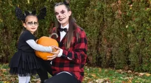 Ето как лесно да направите детски маскараден грим за Хелоуин  (ВИДЕО)