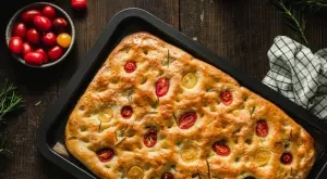 Рецепта за хрупкава и постна фокача