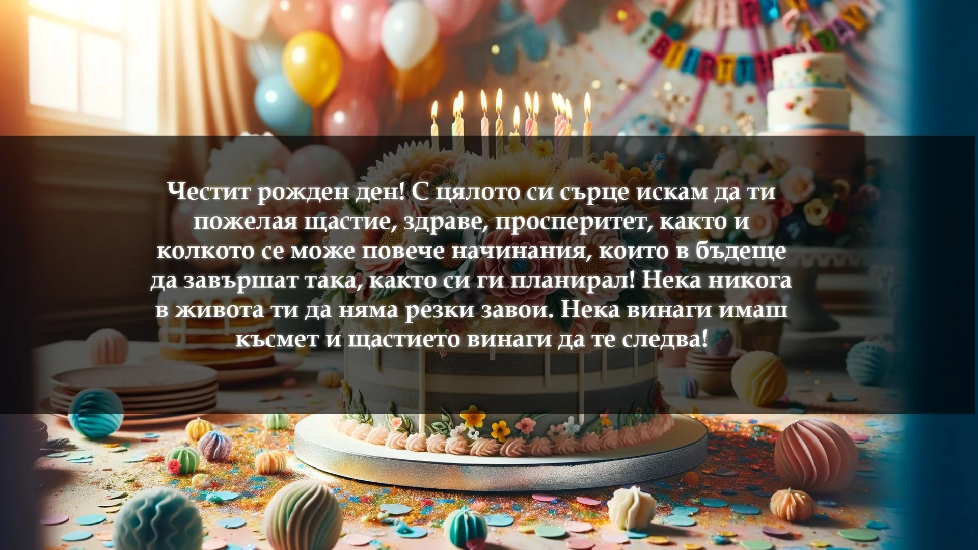 Пожелания за рожден ден на момче