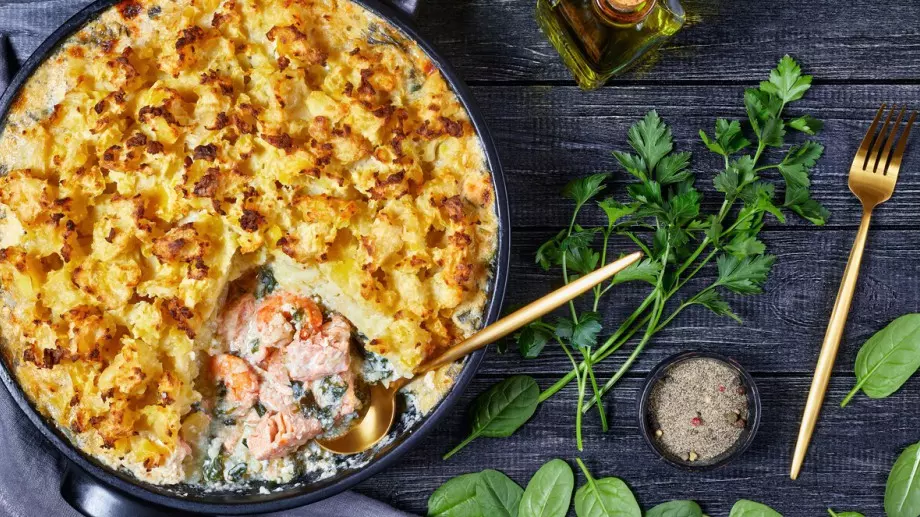 Рибен пай по рецепта на Джейми Оливър