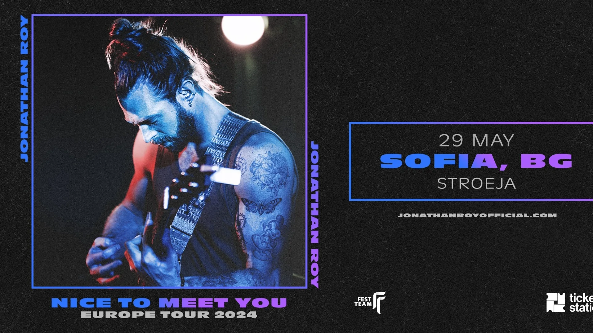 Джонатан Рой за първи път в София