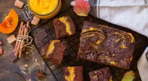 БЕЗ брашно: Брауни с тиква и шоколад