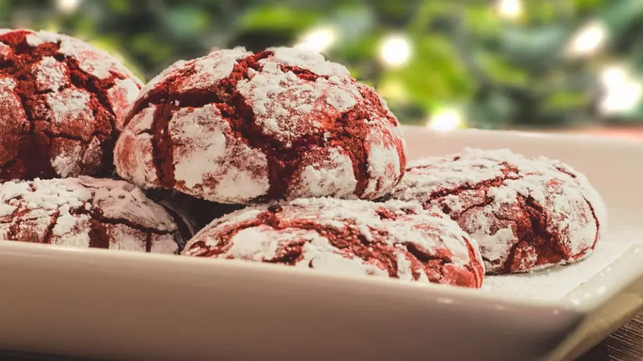 Идеални за Коледа: Напукани сладки червено кадифе