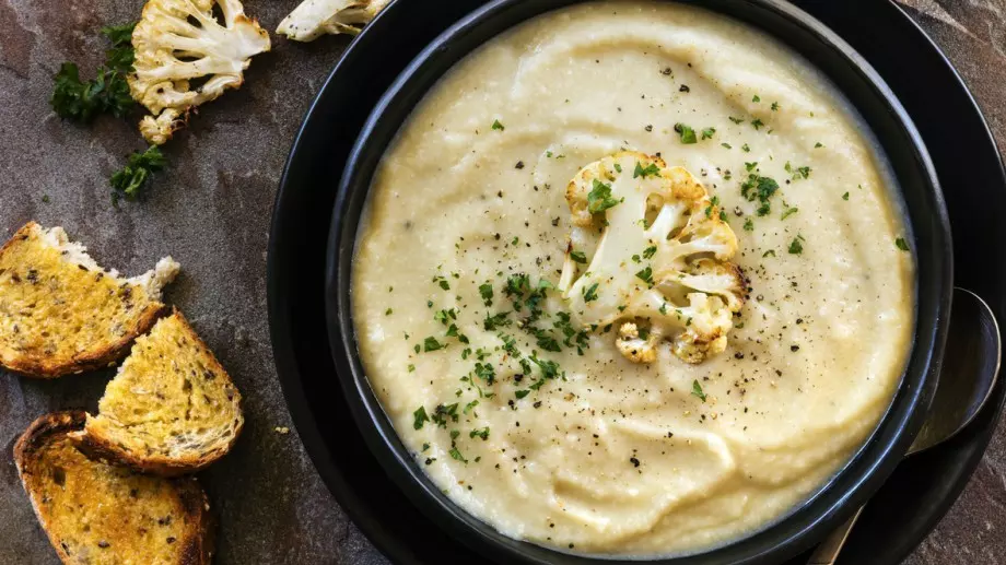 Не сте яли по-вкусна крем супа от карфиол