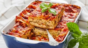 Много вкусна вегетарианска лазаня 