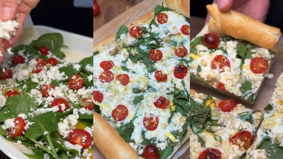 Бърза рецепта: Вегетарианска пица с бутер тесто