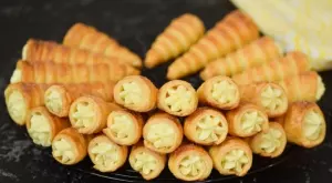 Като от едно време: Фунийки с яйчен крем