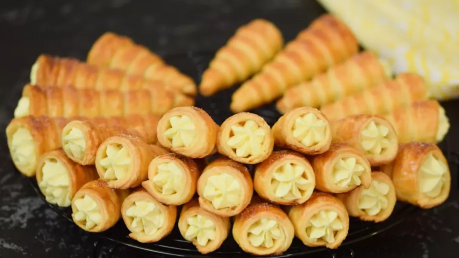 Като от едно време: Фунийки с яйчен крем