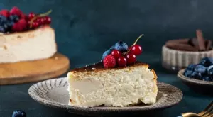Печен баски чийзкейк - разтапя се в устата
