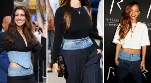 Тенденциите на 2024: Панталони с двойна талия (СНИМКИ)