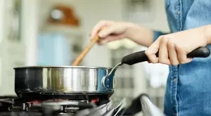 Така тиганът от неръждаема стомана няма да загаря