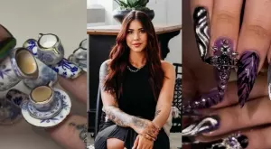 Жена прави впечатляващ арт маникюр (ВИДЕО + СНИМКИ)