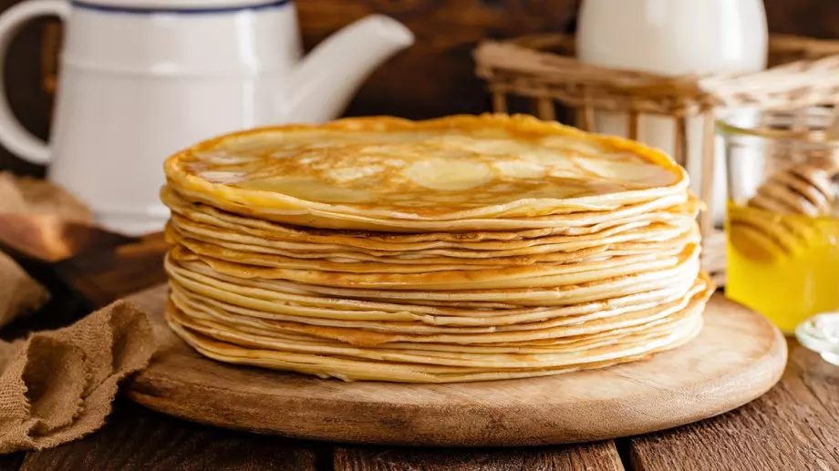 Пухкави палачинки с вода