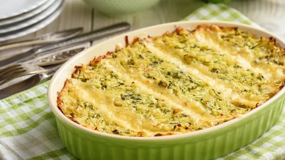 Рецепта за запеканка с тиквички, приготвя се бързо