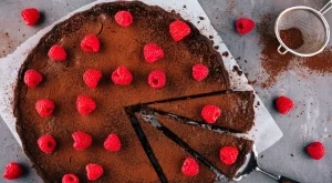 Тарт с течен шоколад БЕЗ печене