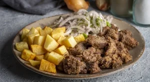 Пържен черен дроб, топи се в устата 