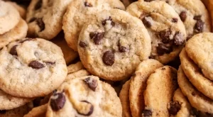 Бадемови сладки с парченца шоколад